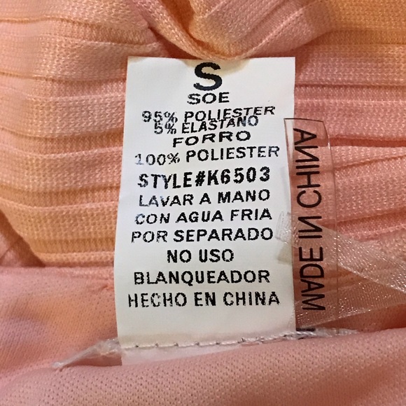 🆕 Mocha Peach Fitted Maxi Dress-Small - Picture 8 of 8